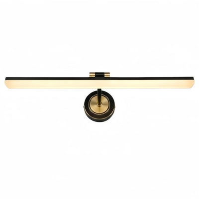 Arcato Vintage Vanity Light – Black/Gold Metal with Adjustable Light Bathroom