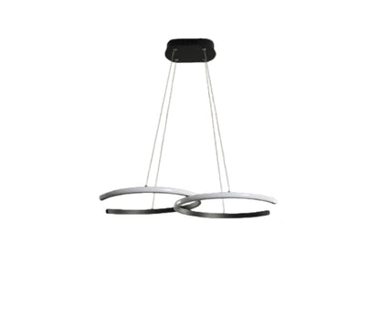  Pendant Light – Metal & Silica Gel Ring Dining Room