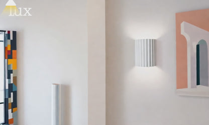 Arcato Modern Resin Wall Light – Green/Grey/Orange for Living Room/Bedroom