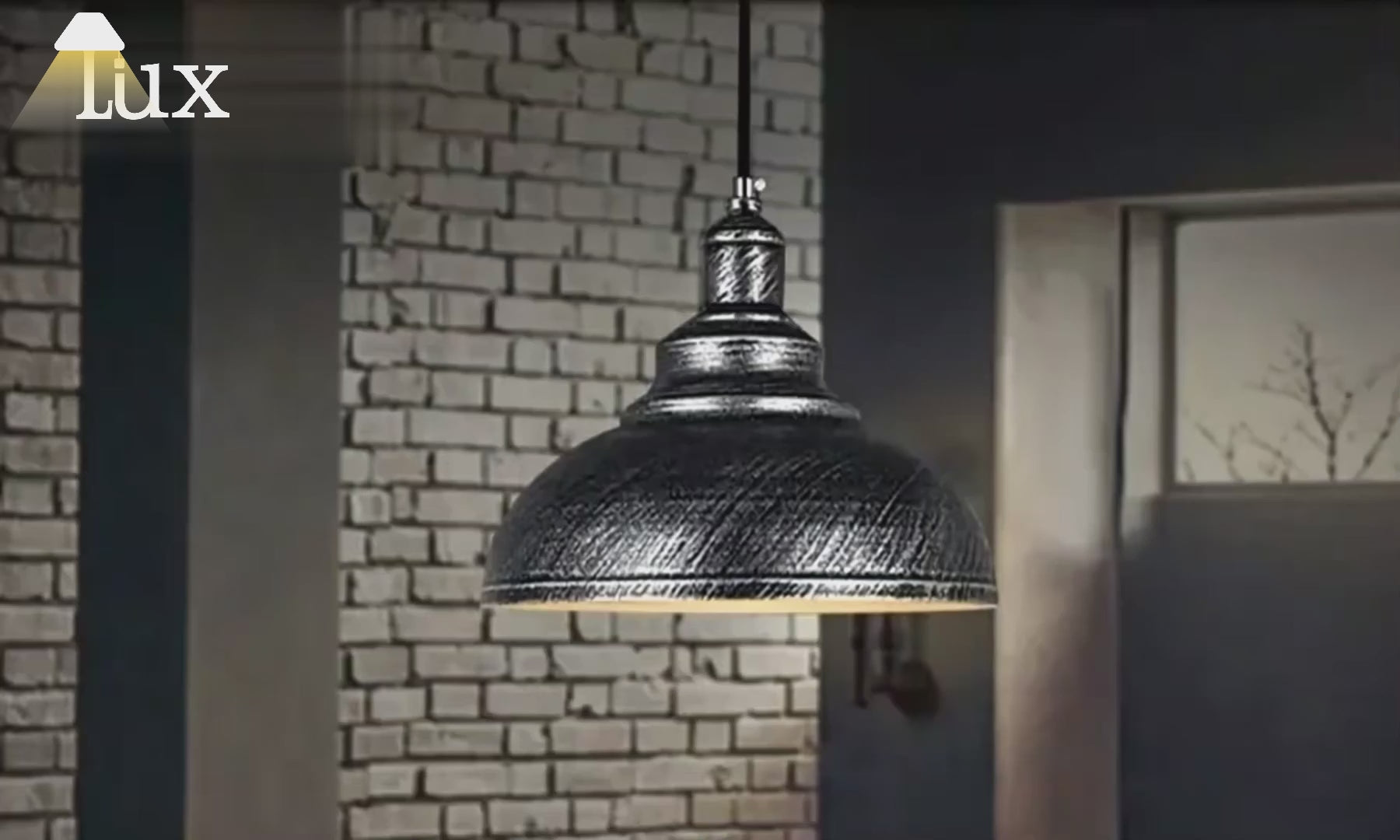 Irondale Industrial Metal Pendant Light - Copper Dome Design for Dining Room