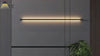 Vetro Nordic LED Pendant Light-Metal/Glass Black/Gold for Dining Room/Living Room
