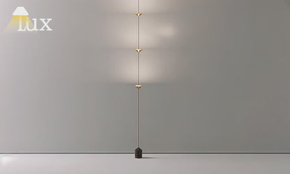 Arcato Minimalist 3-Light Pendant Lamp -- Iron & Marble with Adjustable Height in Black/Gold for Living Room Bedroom